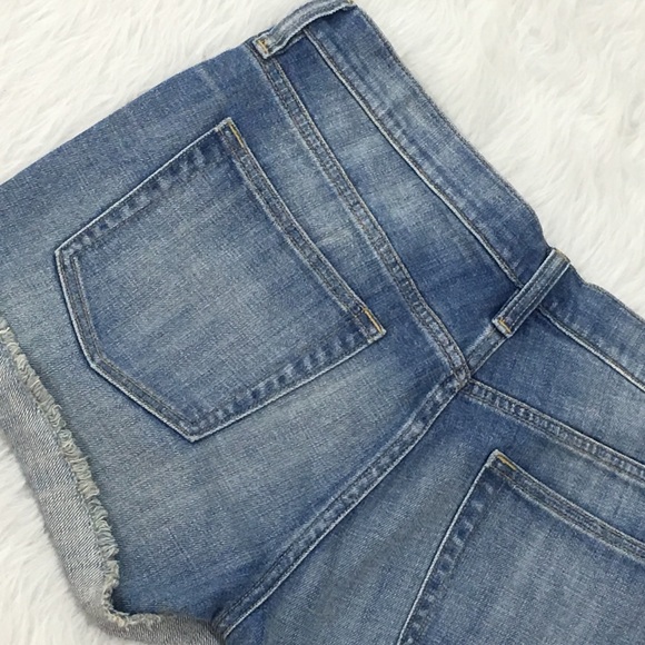 J CREW Jean Shorts Cuffed Hem Sz 30 - Picture 3 of 6